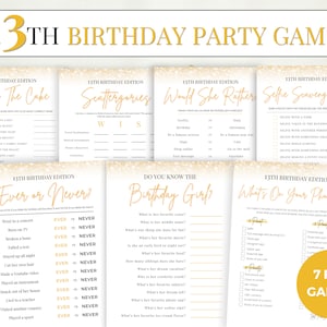 13. Geburtstag Spiele, 13. Geburtstag Spiele, Teen Geburtstag Spiele Bundle druckbar, Tween Geburtstag Spiele, Teen Geburtstag Spiele