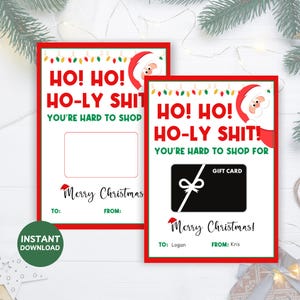 Weihnachten Geschenk Kartenhalter, druckbare Weihnachten lustiges Geschenk Kartenhalter, Freund Geschenkkarte, Bruder, Schwester, Mitarbeiter Geschenk, Nachbar Geschenk,