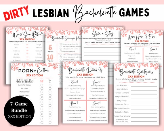 Lesbian Bachelorette Party Games Lesbian Bachelorette Games - Etsy Canada