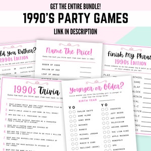 Younger or Older Game, Adult Birthday Party Game, 30th Birthday Party ...