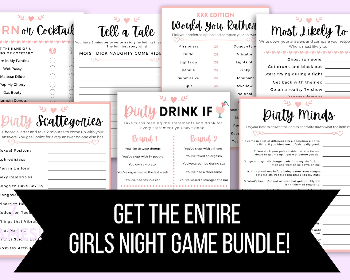 Porn or Cocktail Game Dirty Party Game Girls Night Game - Etsy Australia