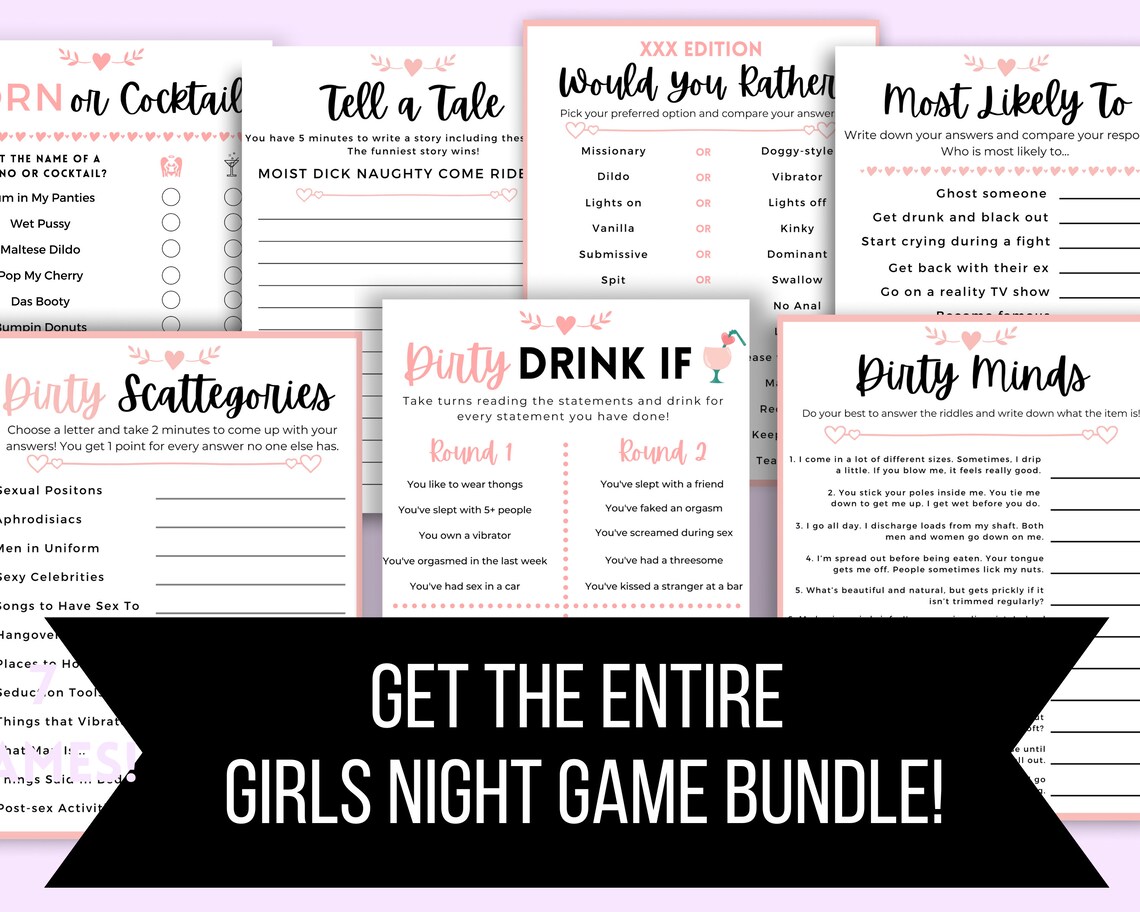 Porn or Cocktail Game Dirty Party Game Girls Night Game - Etsy Australia