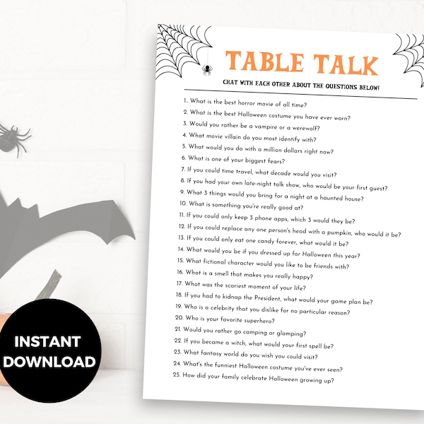 Icebreaker Questions Etsy