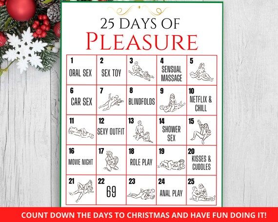 Naughty Christmas Advent Calendar Couple Advent Calender - Etsy
