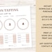 Printable Bourbon Tasting Placemat, Bourbon Flight Tasting, Bourbon ...