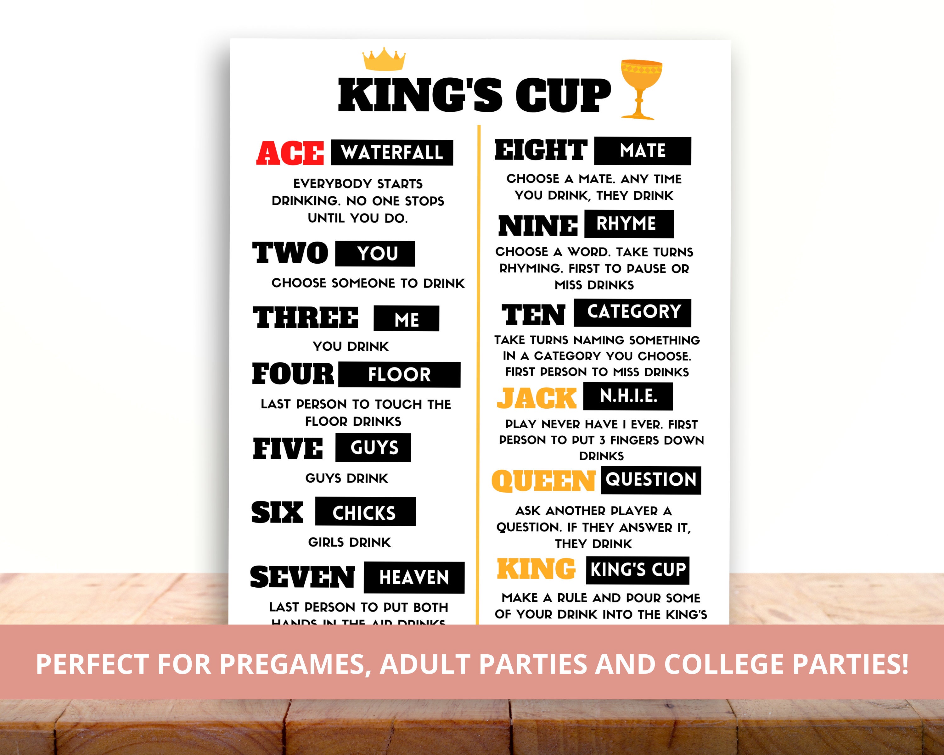 King's Cup Rules: How to Play the Classic Drinking Game, Bar Games 101
