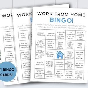 Kantoorfeestbingo, Virtuele kantoorspellen, Zoombingo, Werkfeestspel, Werk vanuit huis spel, Leuk kantoorfeestspel, Zoom Happy Hour-spellen