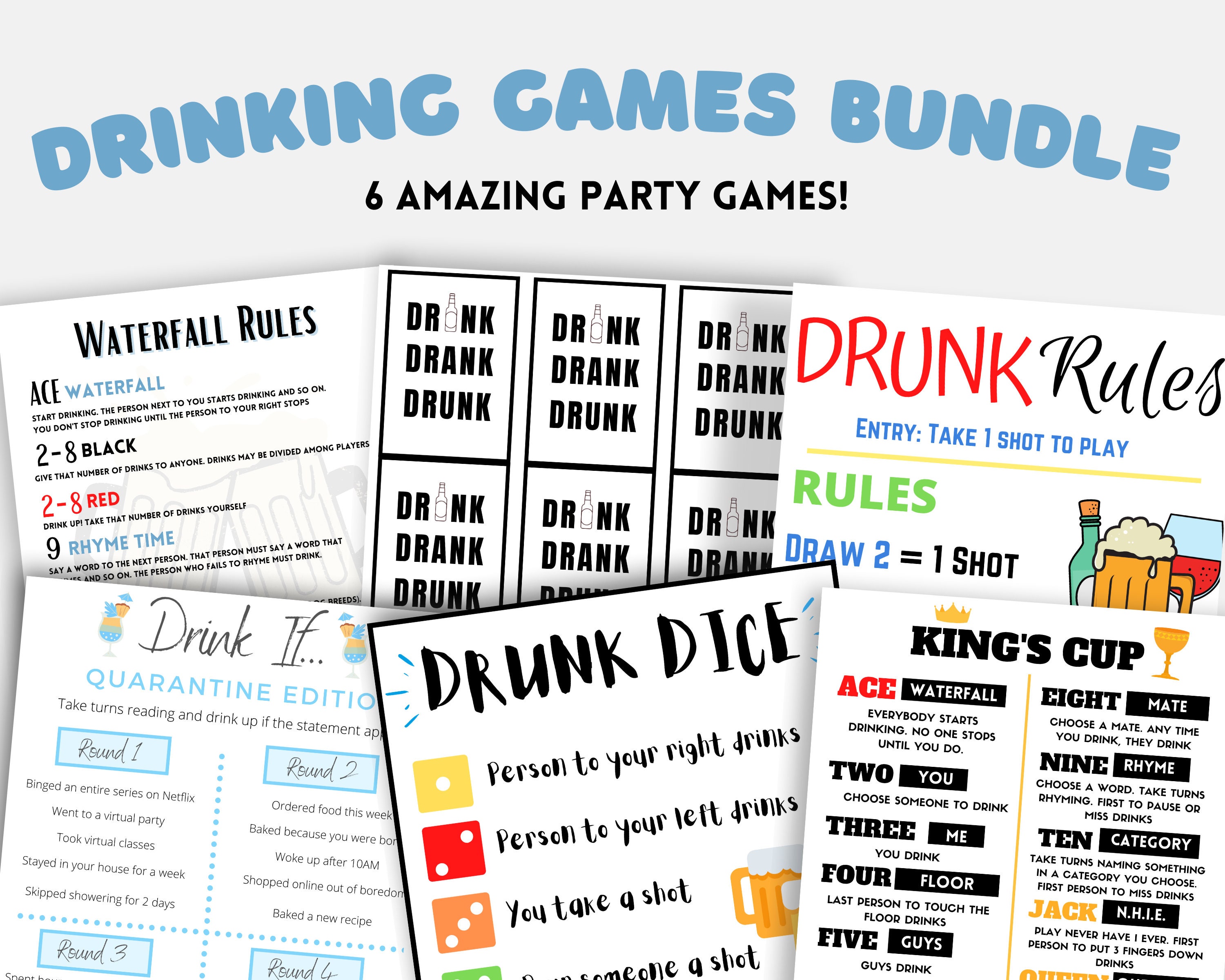 Party Games - Whats My Drink - Paladone Free Shipping!