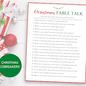 Christmas Icebreaker Game, Christmas Party Games, Christmas Party Starters, Christmas Office Party Icebreakers, Christmas Work Party Game