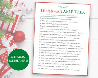 Christmas Icebreaker Game, Christmas Party Games, Christmas Party Starters, Christmas Office Party Icebreakers, Christmas Work Party Game