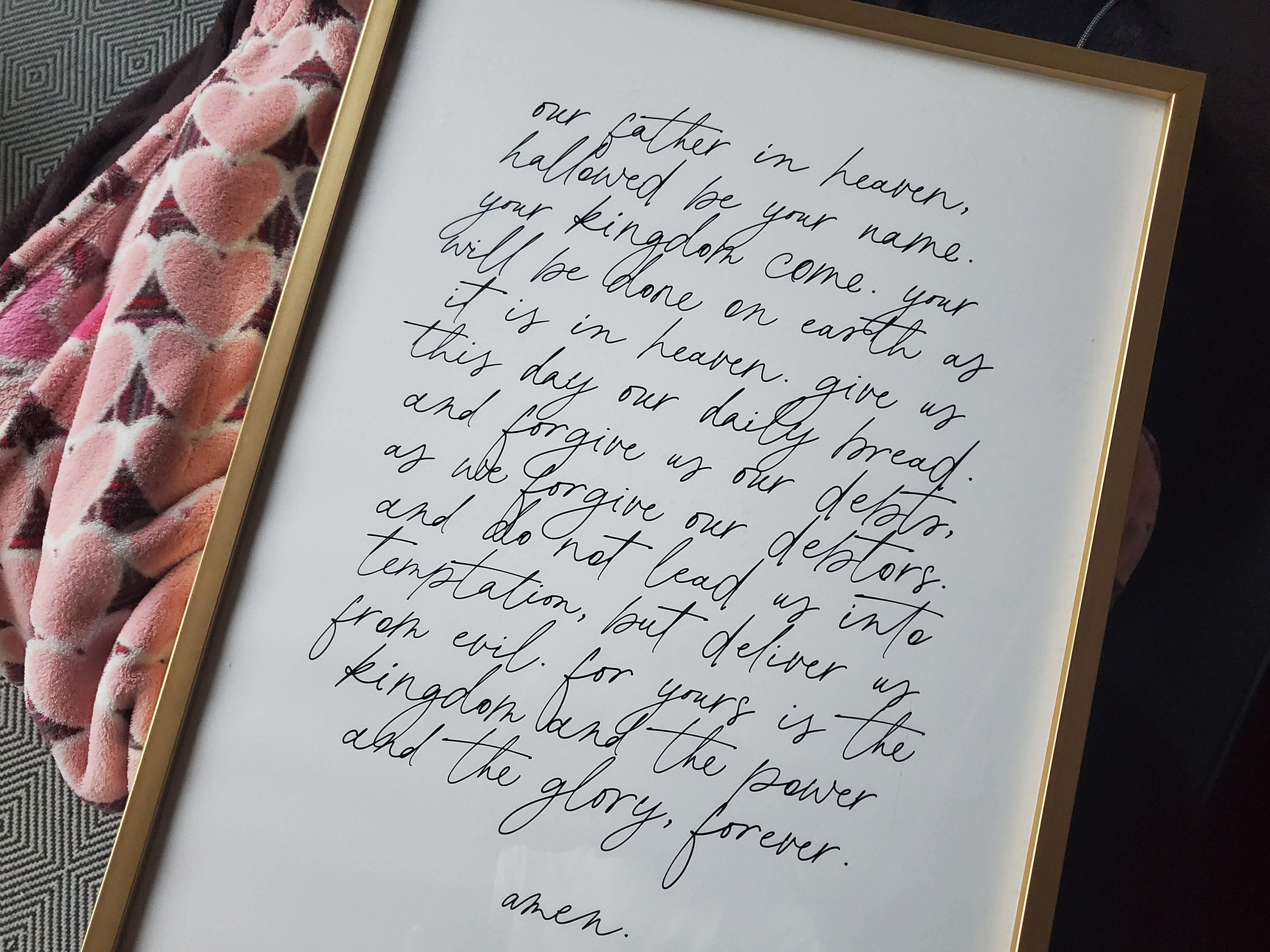 Lords Prayer Art at Genevieve Tarrant blog