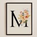 see more listings in the Floral Monograms section