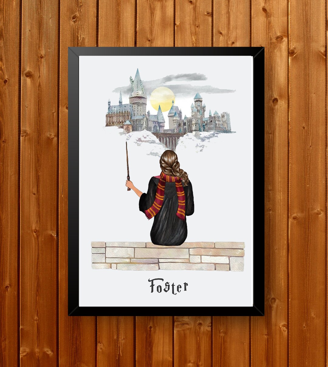 Personalisierter Zauberer Druck personalisierter Zauberer - Etsy.de