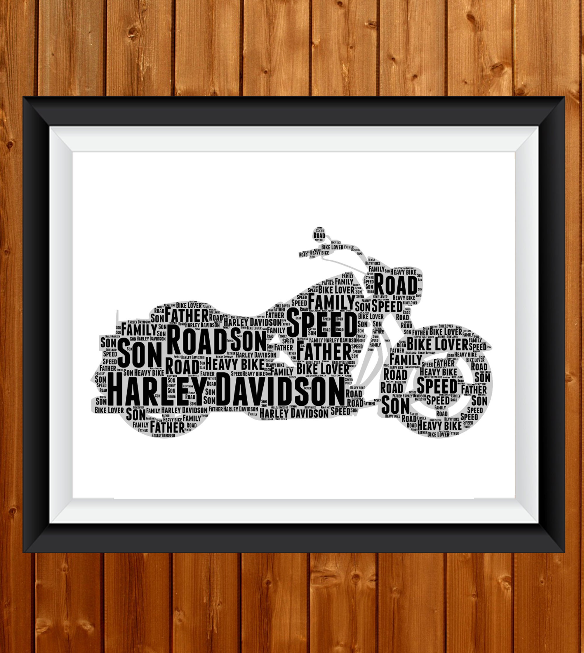 Personalisierte Harley Davidson Geschenke | Harley Davidson | Motorrad Biker Geschenk