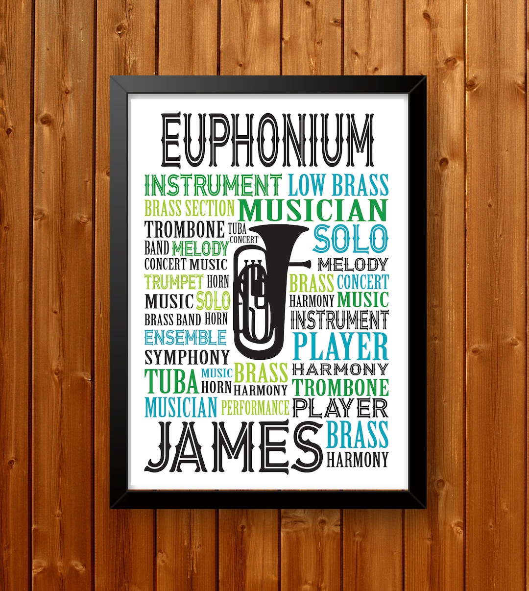 Personalised Euphonium Player Gift Euphonium Gift Euphonium Etsy Canada