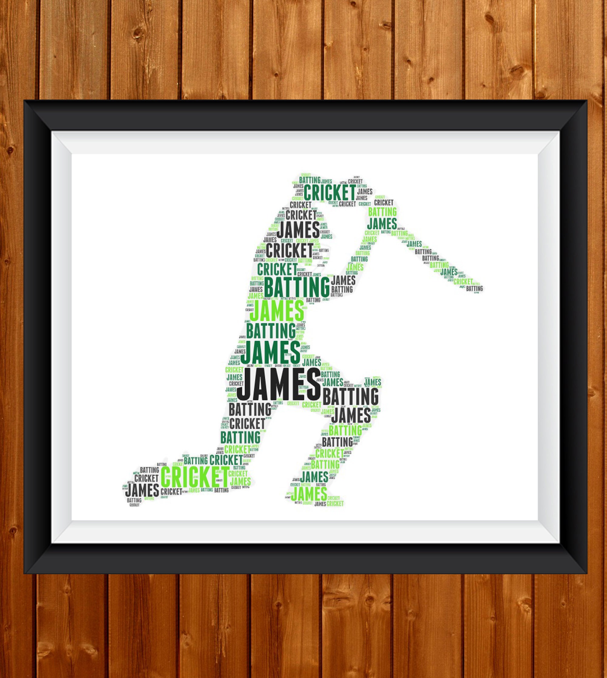 Personalised Cricket Word Art Gift Cricketer cricket Gifts Etsy Canada
