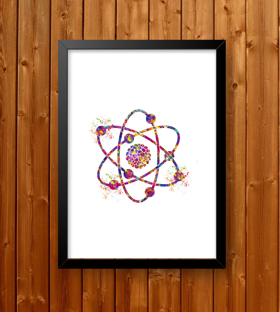 Atom Print Gift, Atom Symbol, Medical Atom PRINTABLE, Medical Symbol ...