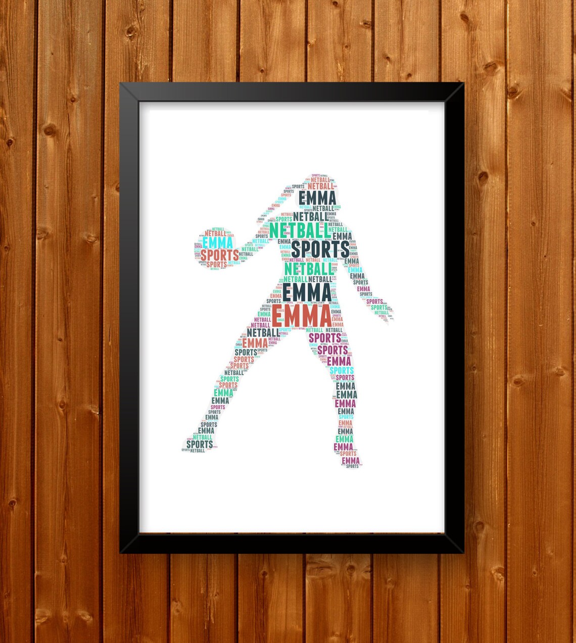 Netball Gifts Personalised Netball Player Girl Sports for Etsy UK