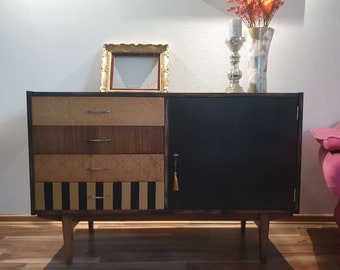 Vintage black and gold dresser from 70’ Violetta line