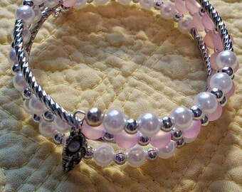 Memory wire bangle bracelet