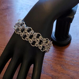Handmade Chainmaille Byzantine Bracelet