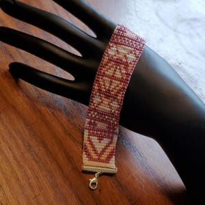 Seed bead loom Bracelet handmade