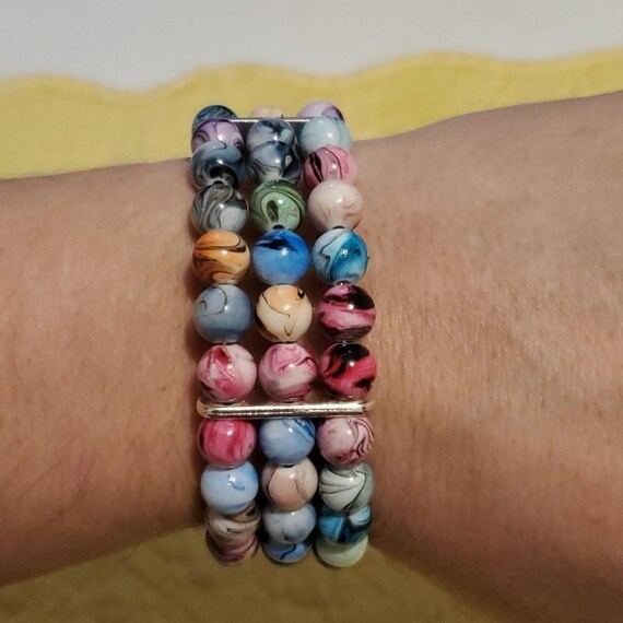 Candy swirl cuff bracelet - image 3