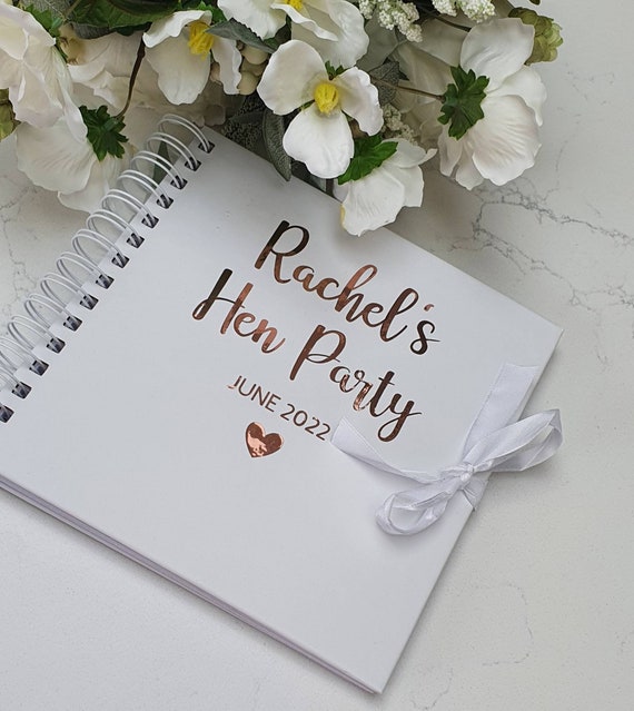 Hen Party Scrapbook Personalised Photo Album Memory Book Etsy UK