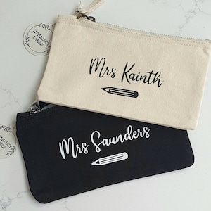 Teacher gift - personalised pencil case - stationery - school presents - gifts for kids - End of term gift - thank you present