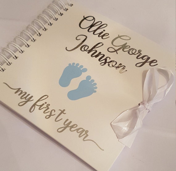 DIY One Year Anniversary Scrapbook Gift for Boyfriend