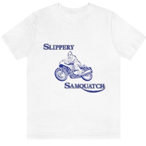 Slippery Samquatch - Unisex Jersey Short Sleeve Tee