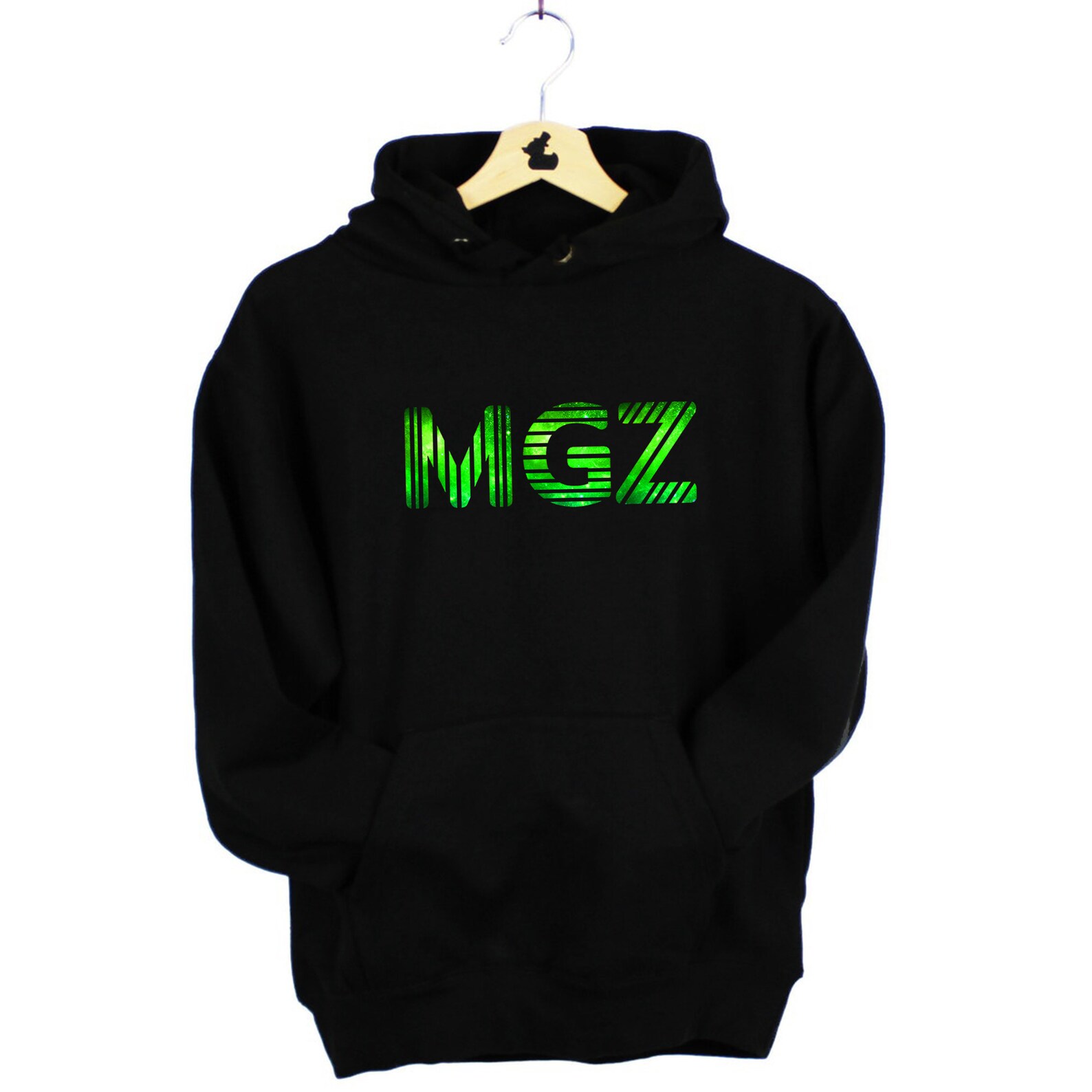 MGZ Green Galaxy Hoodie Mgz Galaxy Hoodie Mgz Merch Mgz Etsy