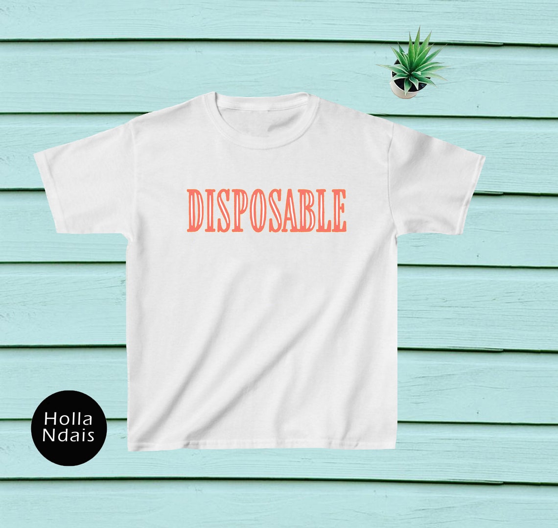 KIDS Disposable T Shirt Disposable Shirt Kids New Merch - Etsy UK