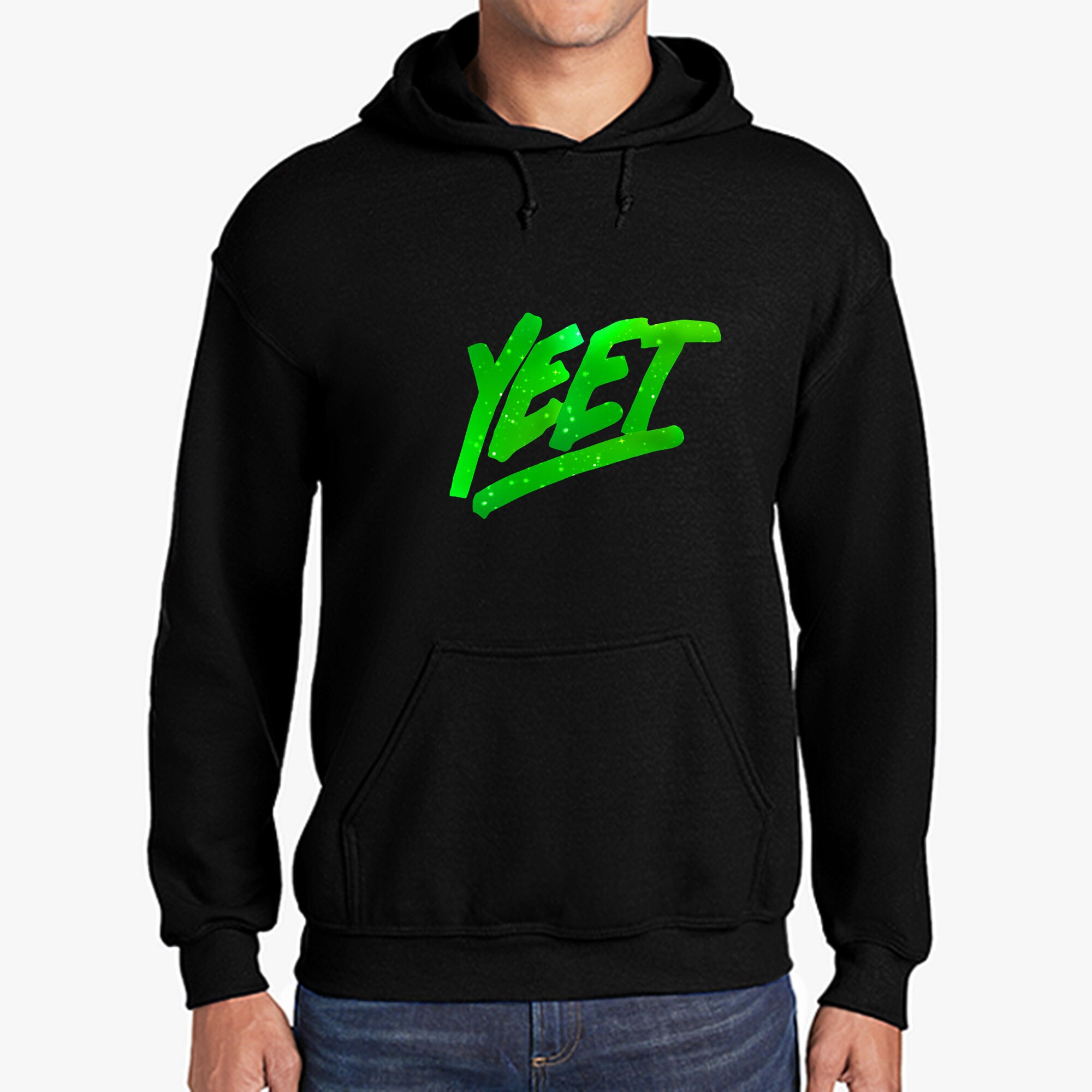Unisex YEET Green GALAXY Hoodie Yeet 