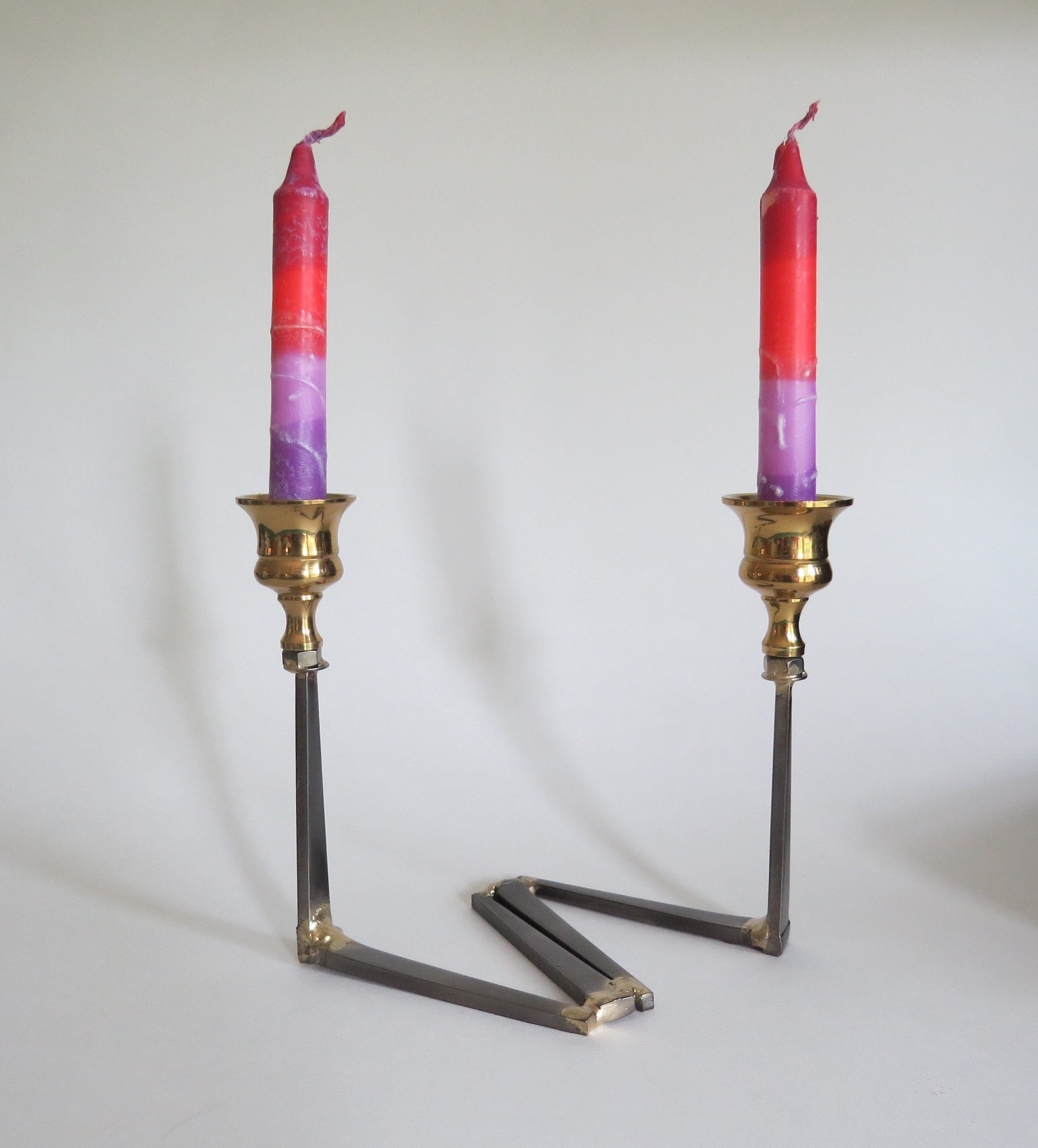 Shabbat Shabbos Sabbath Candle Holder handmade of brass & Etsy