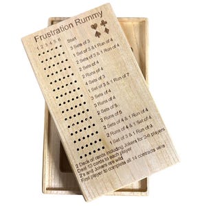 Plateau et base de jeu de rami frustration