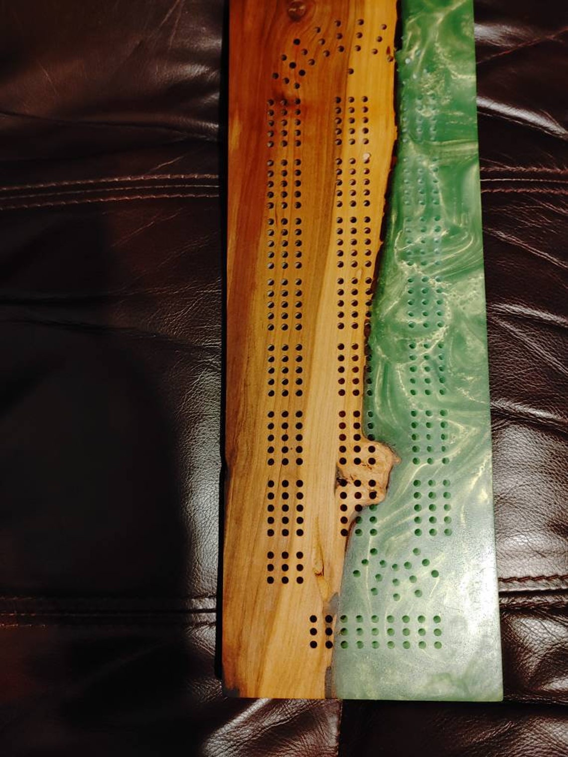 Hand crafted epoxy resin cribbage boards Etsy