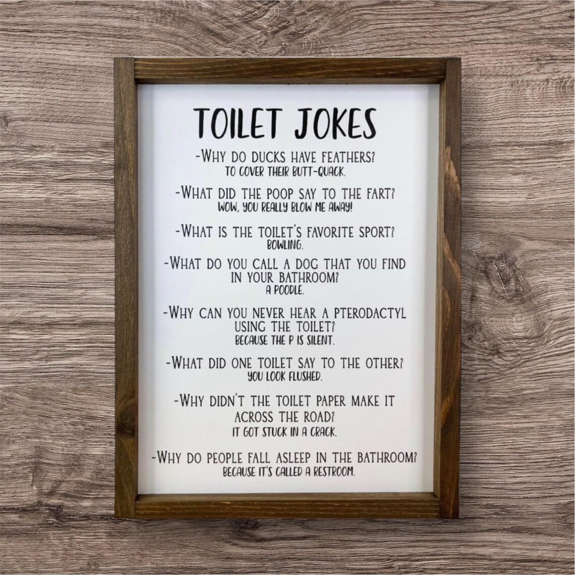 Transform Your Bathroom Into a Laughter Zone With Our Hilarious 9x12 ...