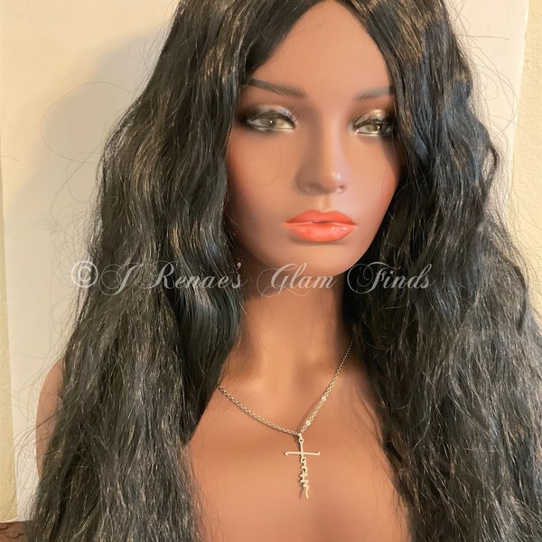 30 inch synthetic wig, halloween wig, cosplay wig, long wavy wig
