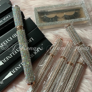 2-in-1 Lash Eyeliner/ Adhesive Pen, Luxury Eyeliner/ Glue Pen, Eyeliner Glue, Eyelash Glue, Black Liner, Eye Makeup