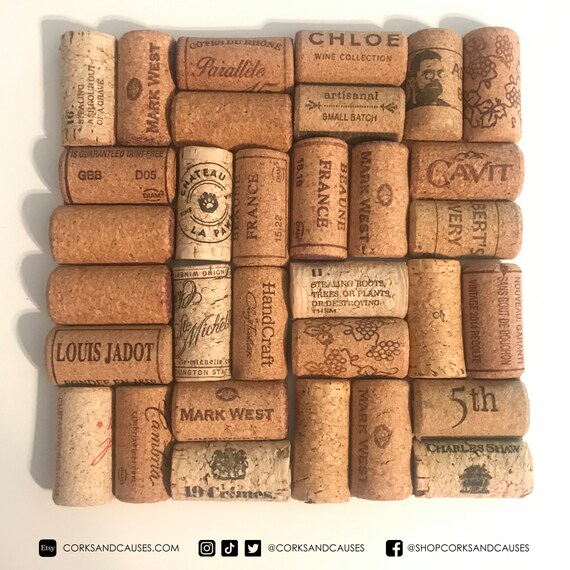 Handmade Rustic Wine Cork Trivets Trivets Wine Cork Cork Etsy