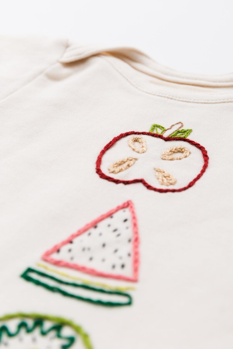 fruity organic cotton onesie