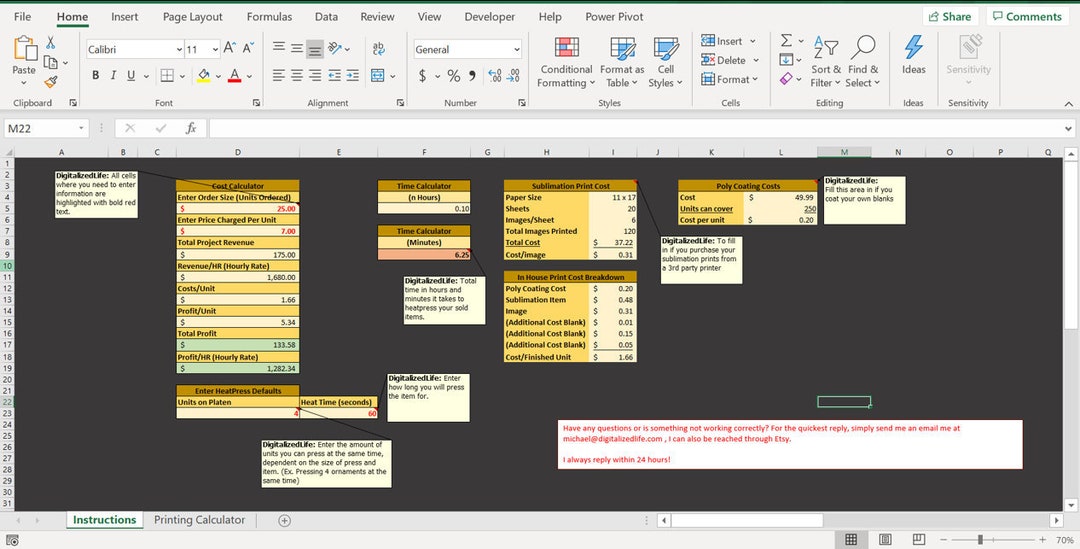 Sublimation Printing Calculator, Sublimation Business, Sublimation