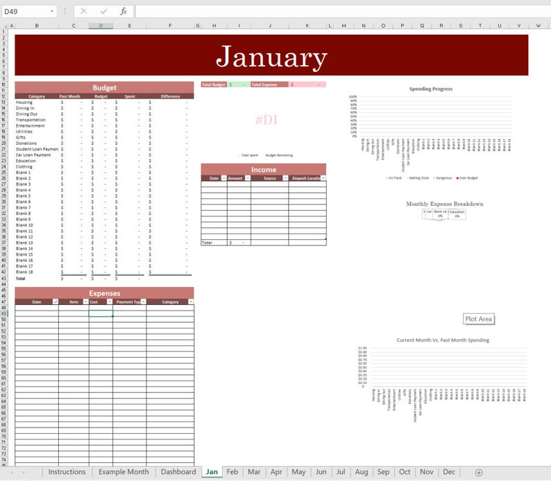 personal budget templates for mac personal budget templates for mac