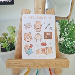 Fantastische Mr. Book Cat Stickers - Cute Bullet Journal, Planner, Dagboekaccessoires