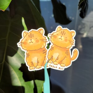 Proud Tiger Waterproof Sticker