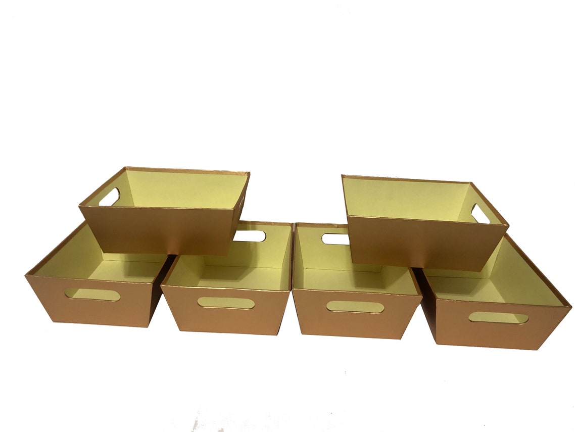 Pack of 6 10 Gift Paperboard/cardboard Market Tray Etsy