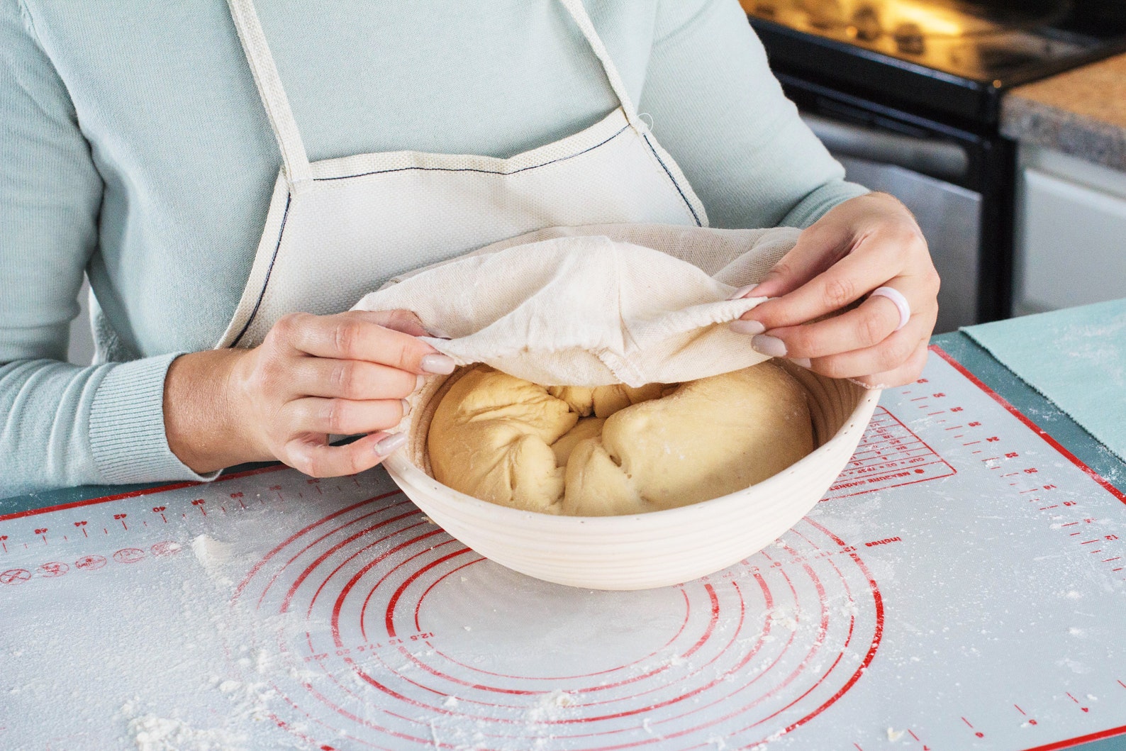 Aplurs Complete Bread Making Kit Proofing Basket Etsy UK