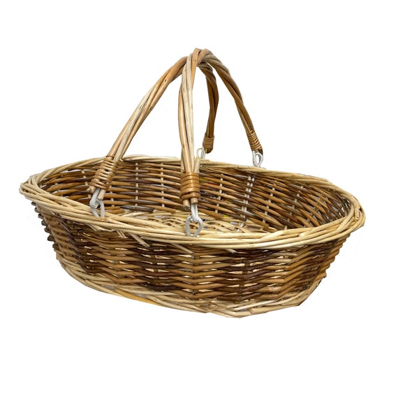 Woven Basket With Handle - Etsy