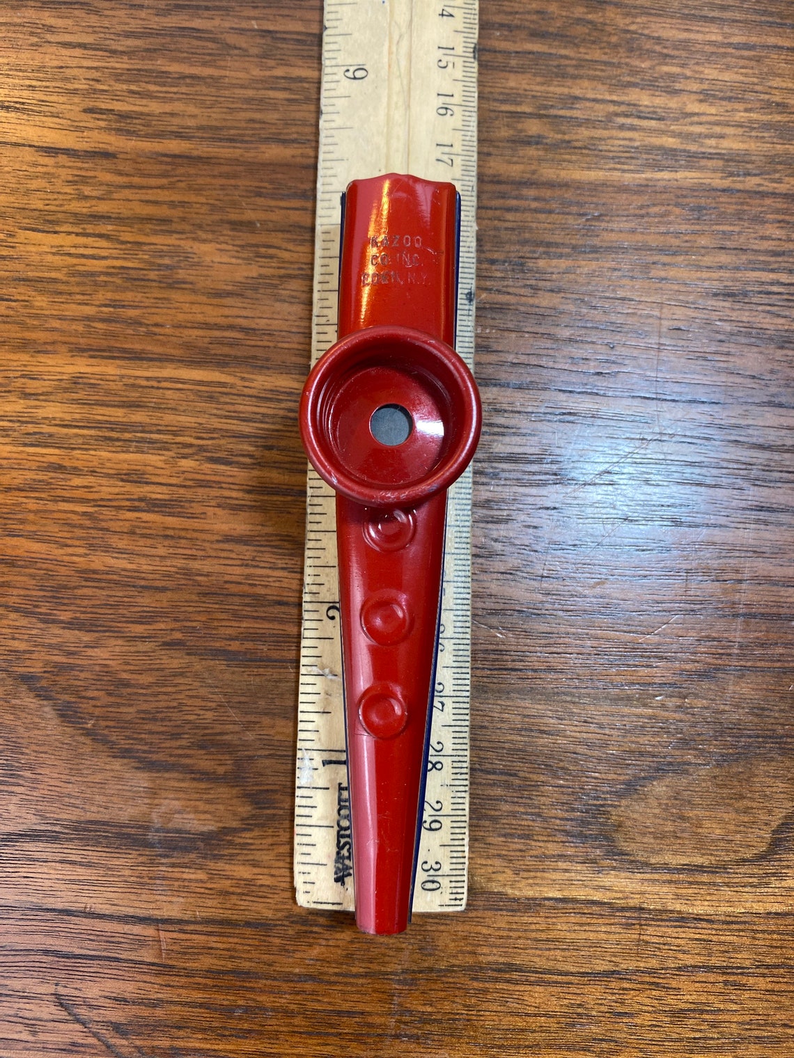 Vintage Metal Mid Century Kazoo Etsy